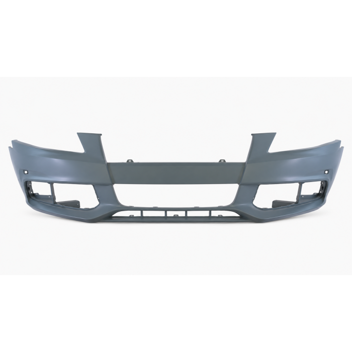 Voorbumper met PDC en mistlampgaten in primer voor Audi A4 B8 2007-2011