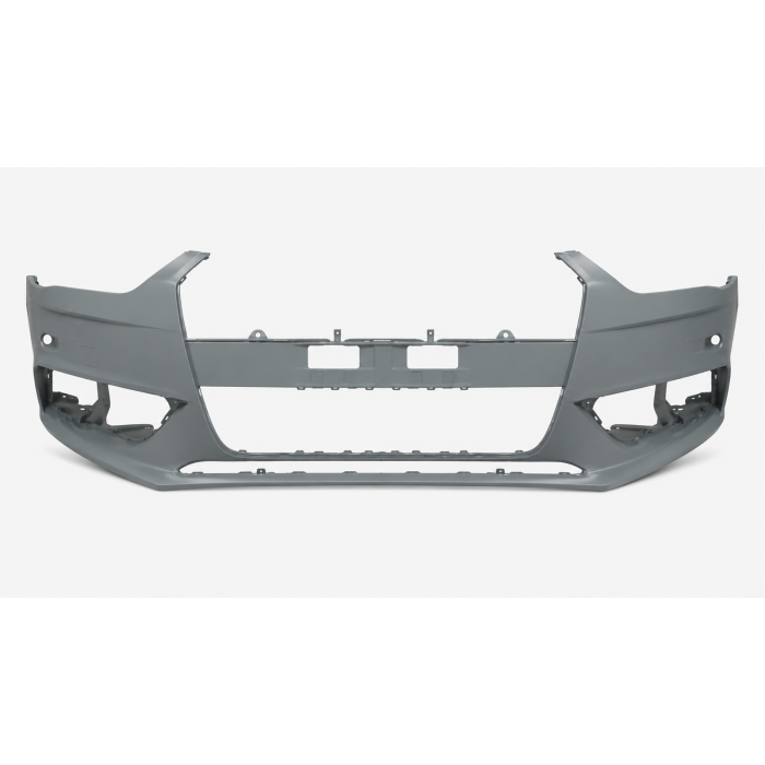 Voorbumper met PDC en koplampsproeiergaten in primer voor Audi A4 B8 2011-2015