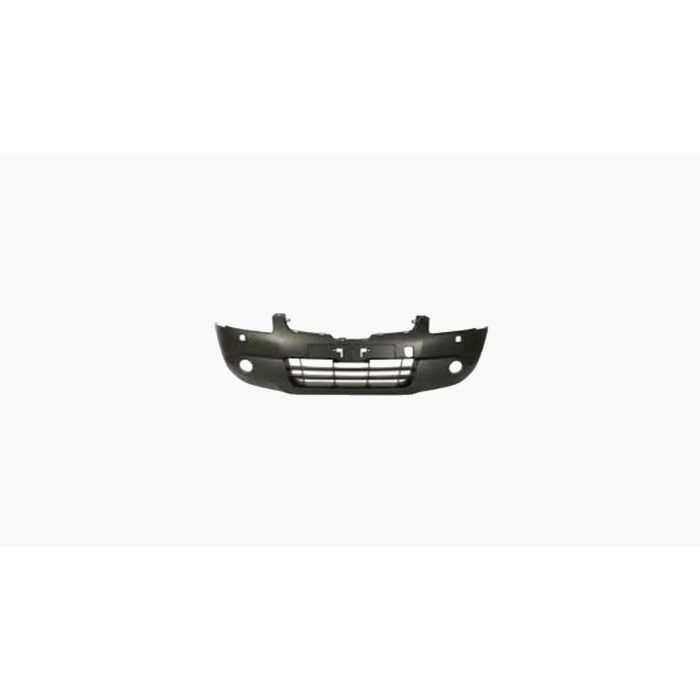 Voorbumper met koplampsproeiergaten in primer voor Nissan QASHQAI 2007-2010