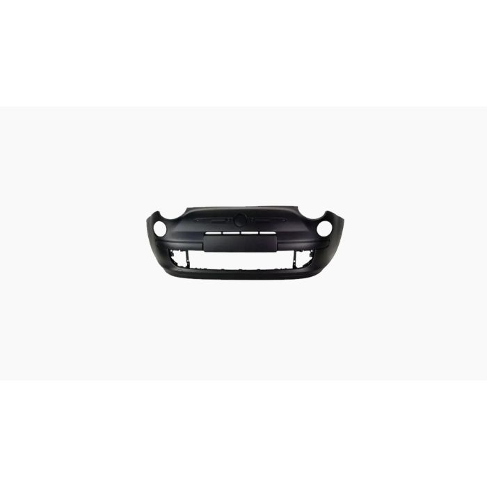 Voorbumper met mistlampgaten in primer voor Fiat 500 2007-2015