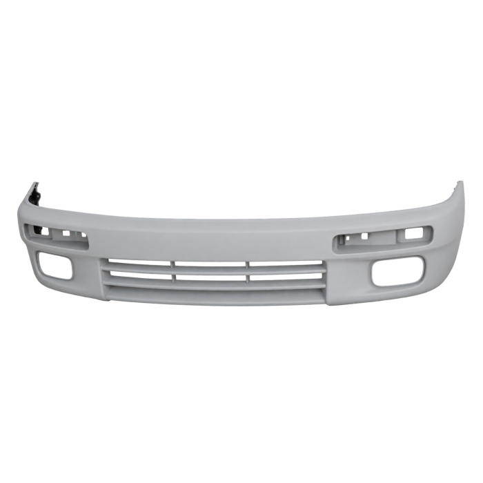 Voorbumper met mistlampgaten in primer voor Mazda 323