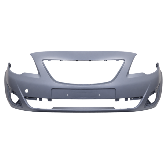 Voorbumper met mistlampgaten in primer voor Opel Meriva 2010-2014