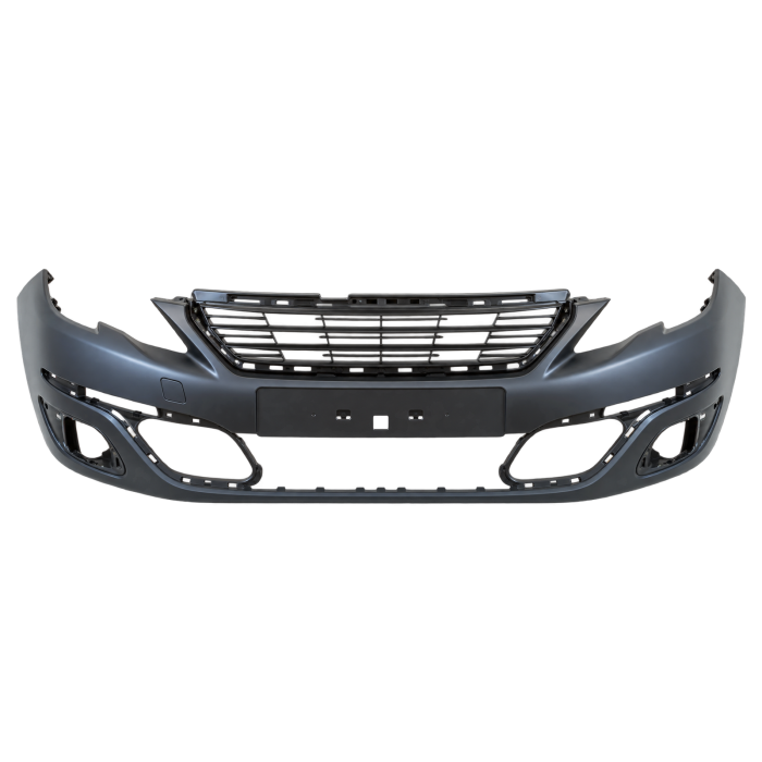 Voorbumper met mistlampgaten in primer voor Peugeot 308 2013-2017
