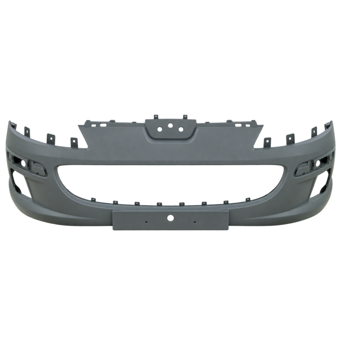 Voorbumper met mistlampgaten in primer voor Peugeot 407