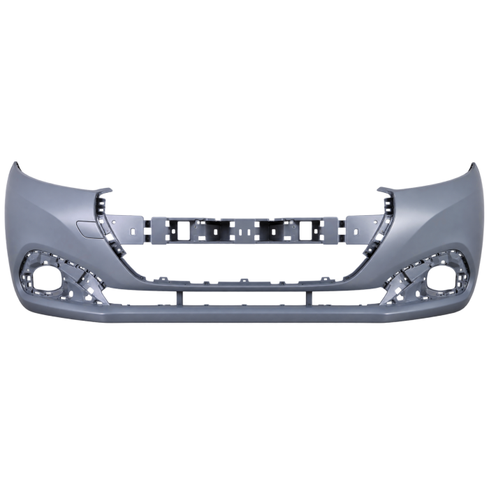Voorbumper met mistlampgaten in primer voor Peugeot 208 2015-2019