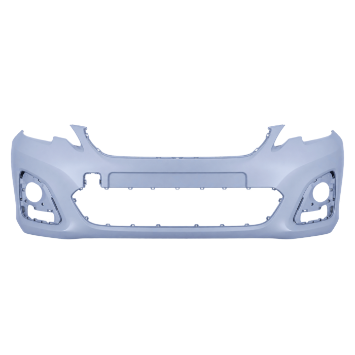 Voorbumper met mistlampgaten in primer voor Peugeot 108 2014-2021