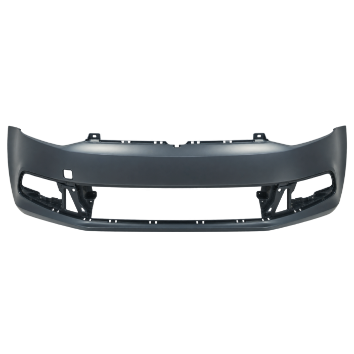 Voorbumper met mistlampgaten in primer voor Volkswagen Polo 5 2011-2014