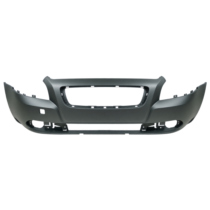Voorbumper met mistlampgaten in primer voor Volvo S40/V50 2007-2012