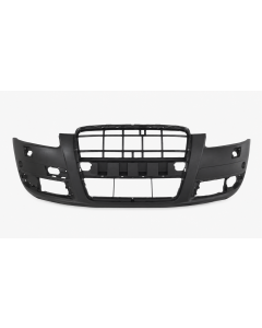 Voorbumper met PDC en koplampsproeiergaten in primer voor Audi A6 C6 2004-2008