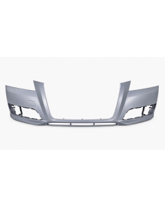 Voorbumper met mistlampgaten in primer voor Audi A3 8P1 2008-2012