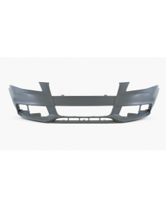 Voorbumper met mistlampgaten in primer voor Audi A4 B8 2007-2011