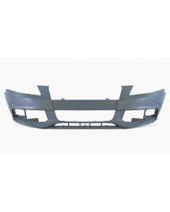 Voorbumper met PDC en mistlampgaten in primer voor Audi A4 B8 2007-2011