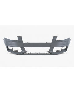 Voorbumper met PDC, koplampsproeiergaten en mistlampgat in primer voor Audi A4 B8 2007-2011