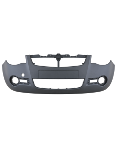 Voorbumper met mistlampgaten in primer voor Opel Agila 2007-2015