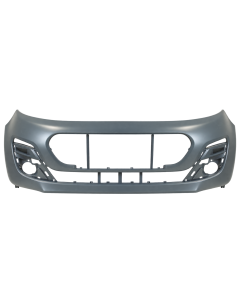 Voorbumper met mistlampgaten in primer voor Peugeot 107 2012-2014
