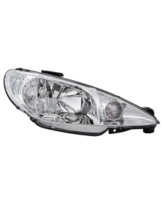 Koplamp rechts voor Peugeot 2-06 1998-2009