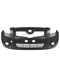 Voorbumper met mistlampgaten in primer voor Toyota YARIS 2005-2009