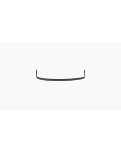 Achterbumper-Strip Zwart Glad