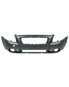 Voorbumper met mistlampgaten in primer voor Volvo S40/V50 2007-2012