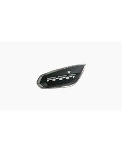 Grille Zwart / Chroom / Pdc Gat