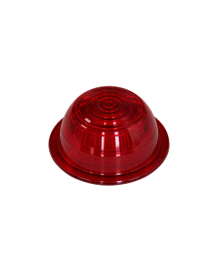 Glas Zijlamp Rubberen Arm Rood