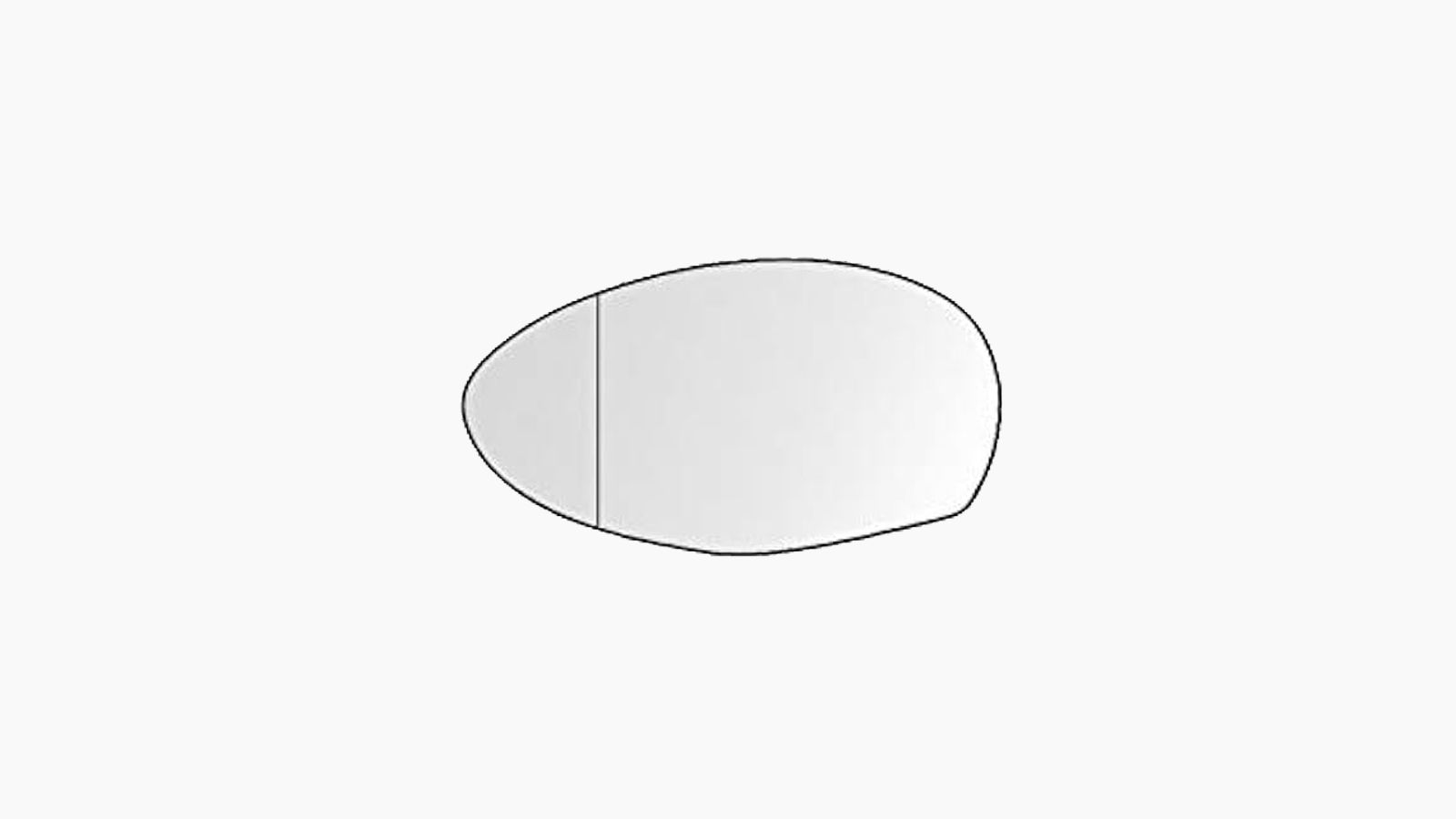 Spiegelglas links voor Alfa Romeo 147 2000-2005