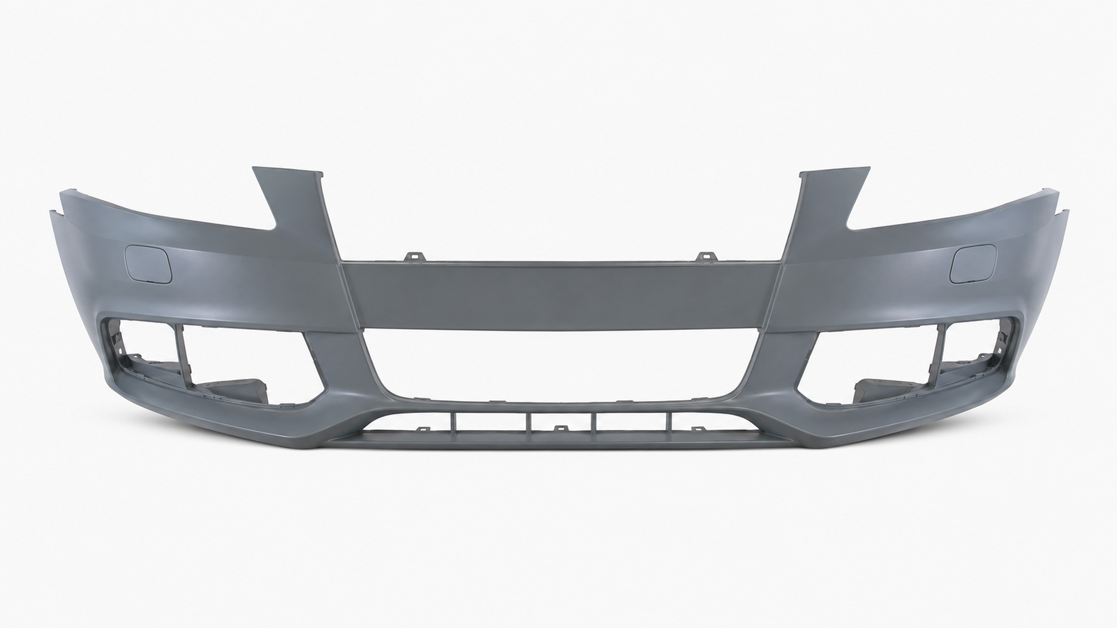 Voorbumper met mistlampgaten en koplampsproeiergaten in primer voor Audi A4 B8 2007-2011