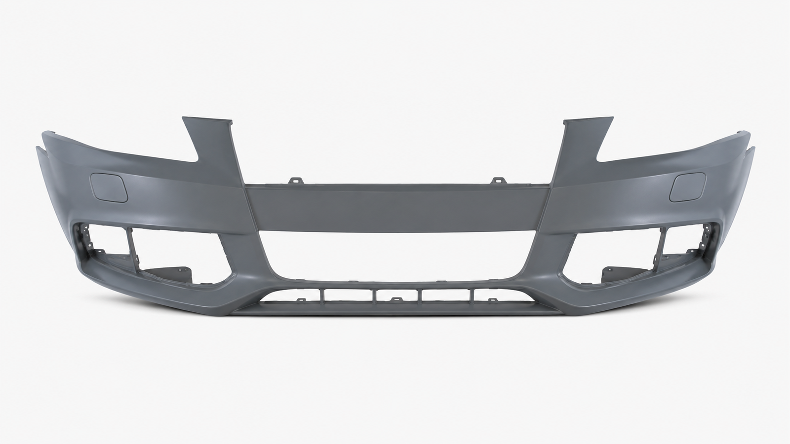 Voorbumper met PDC, koplampsproeiergaten en mistlampgat in primer voor Audi A4 B8 2007-2011