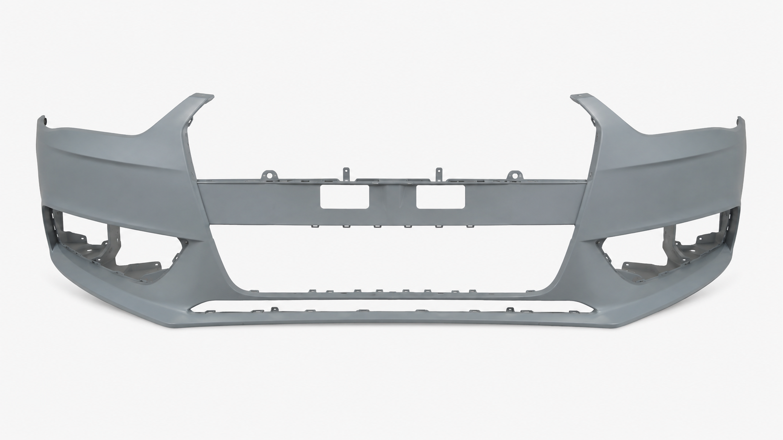 Voorbumper met mistlampgaten in primer voor Audi A4 B8 2011-2015