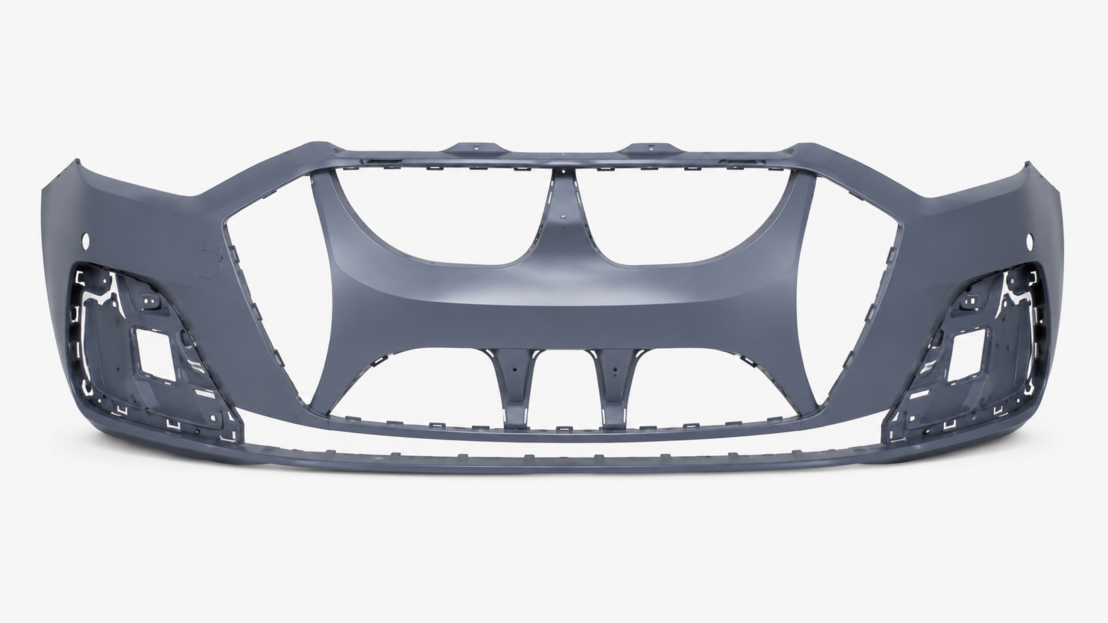 Voorbumper met 2 PDC-gaten en mistlampgat in primer voor Audi A1 2018