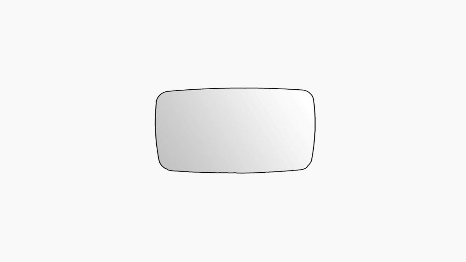 Spiegelglas links voor BMW 3 / 5