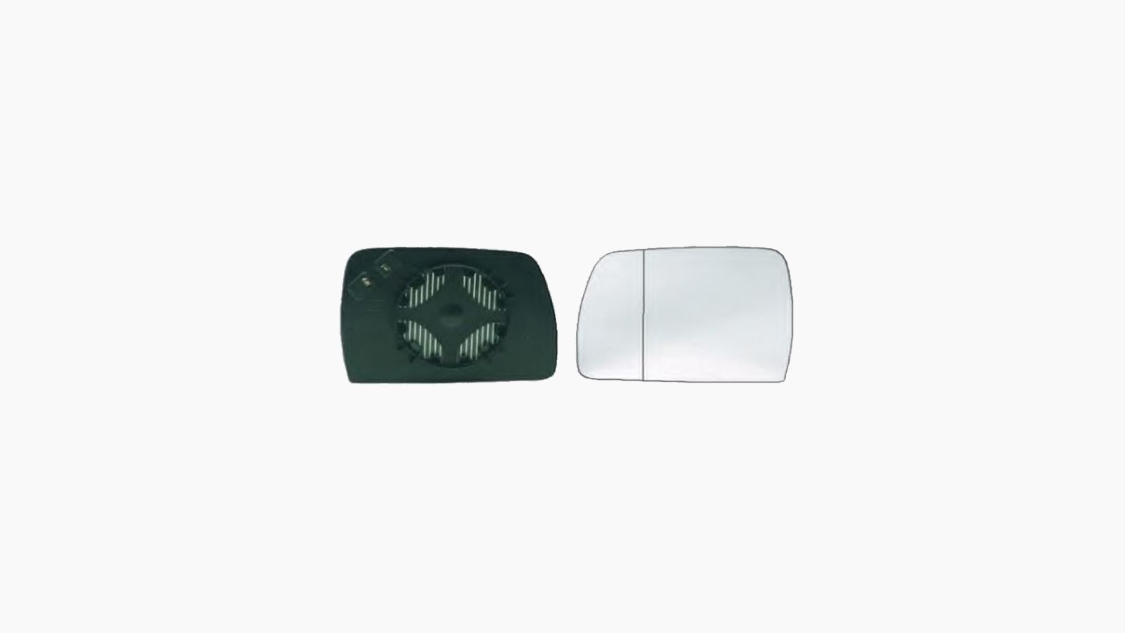 Spiegelglas voor BMW X3