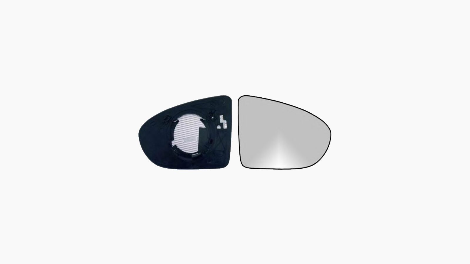 Spiegelglas voor Nissan QASHQAI 2007-2010