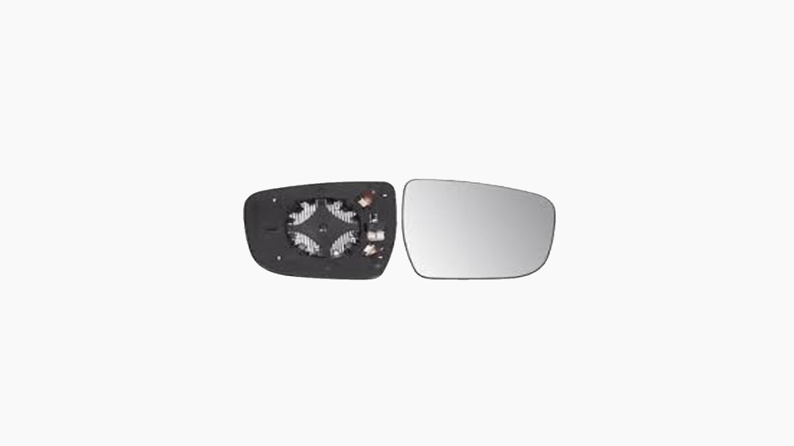 Spiegelglas voor Nissan JUKE / QASHQAI