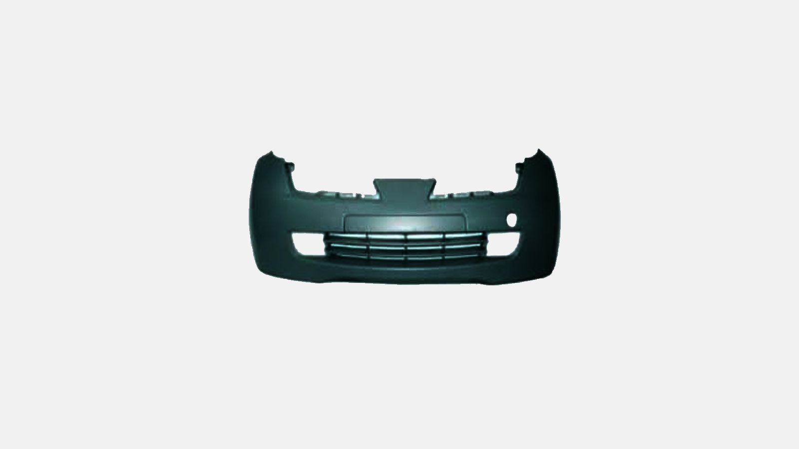 Voorbumper voor Nissan MICRA 2002-2005 in primer met mistlampgaten