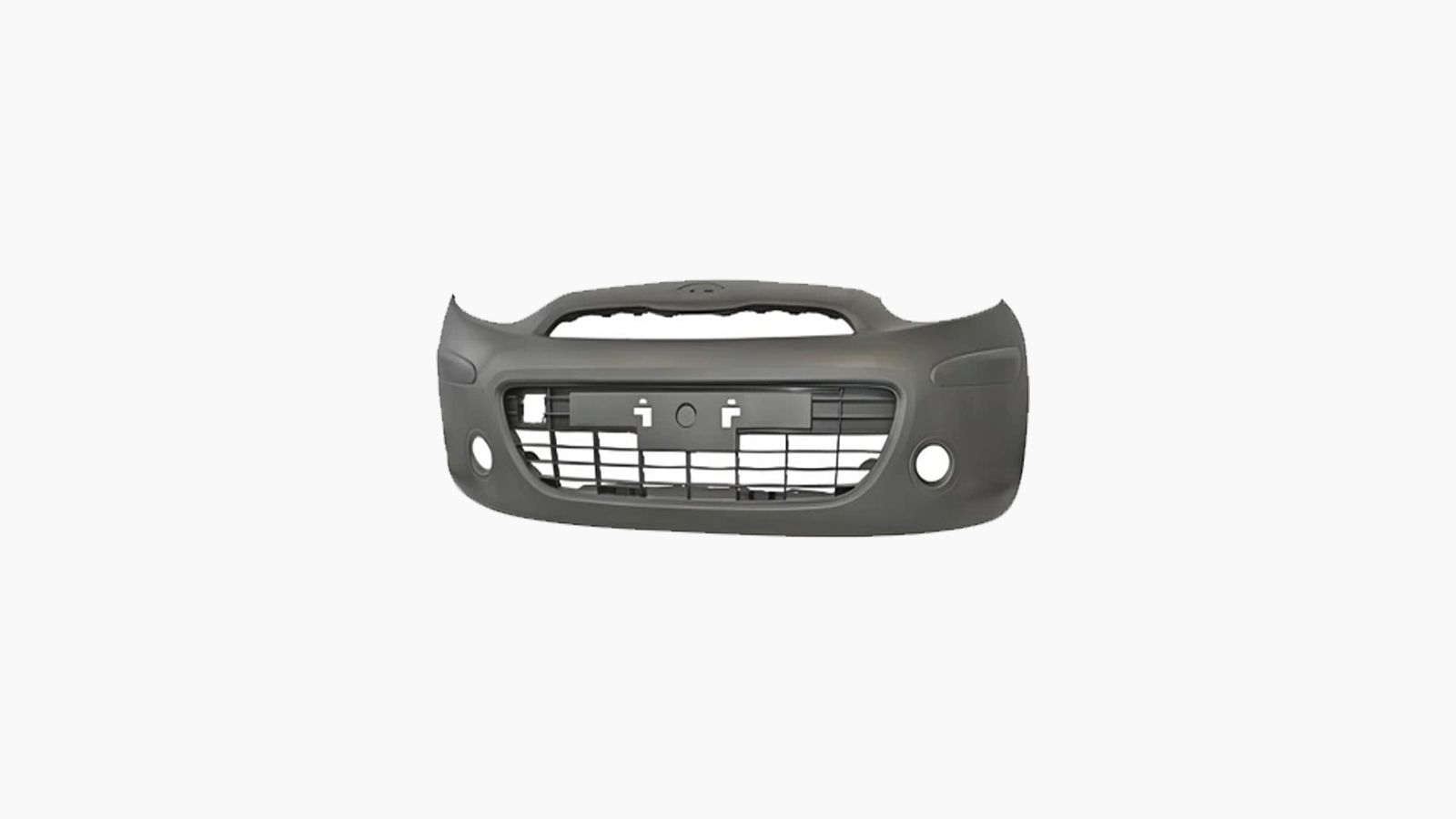 Voorbumper voor Nissan MICRA 2010-2013 in primer met mistlampgaten