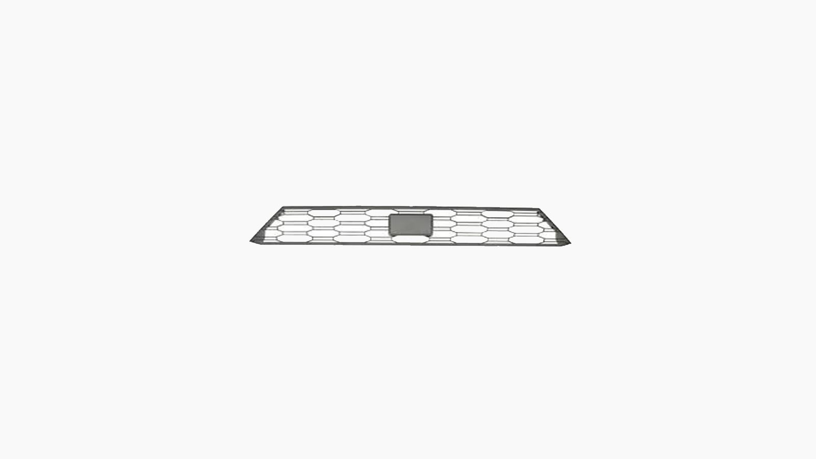 Middengrille Voorbumper Onder