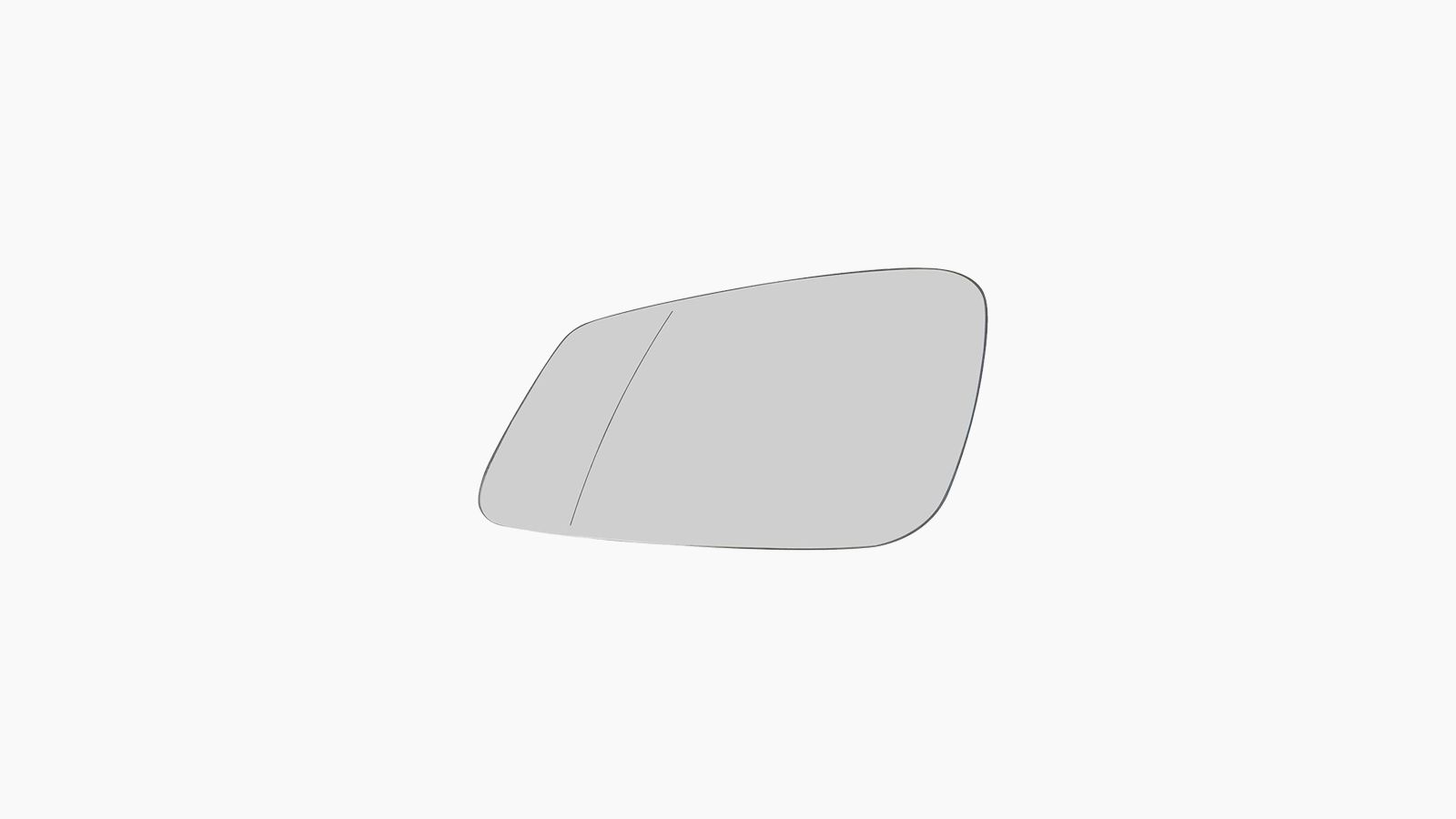 Plakspiegelglas / Dode Hoeklens Links Sie