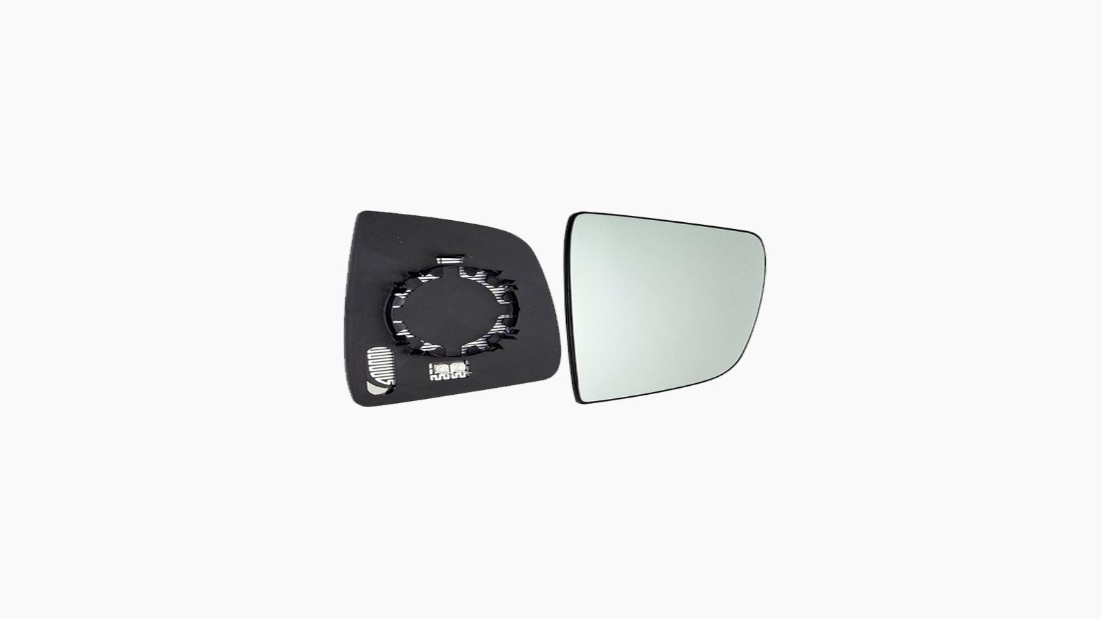 Spiegelglas Chroom Verwarmbaar Met Montageplaat