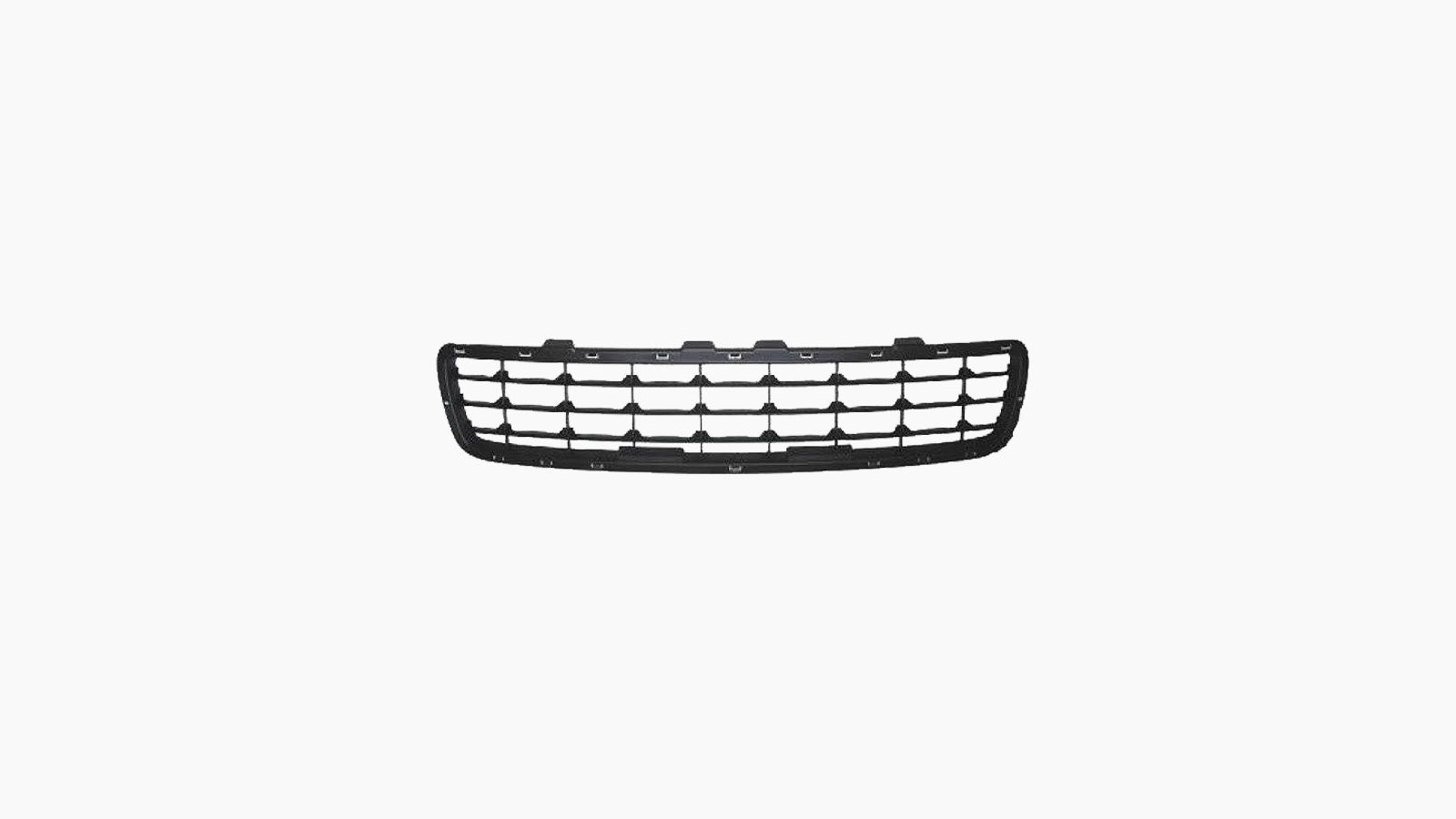 Middengrille In Voorbumper Zwart