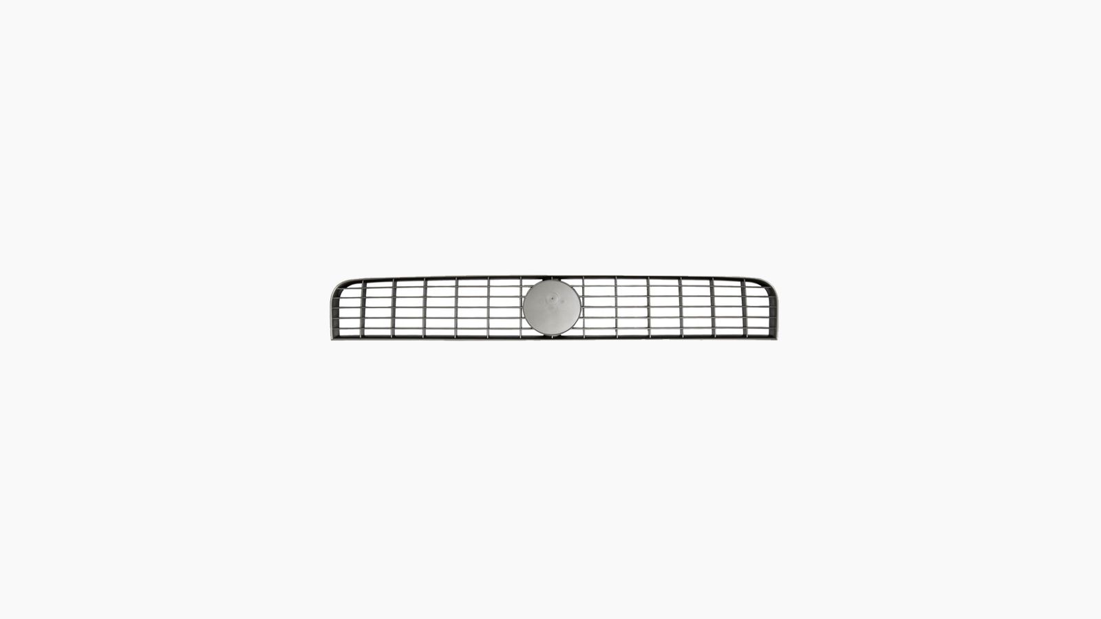 Middengrille Voorbumper Boven Zilvergrijs