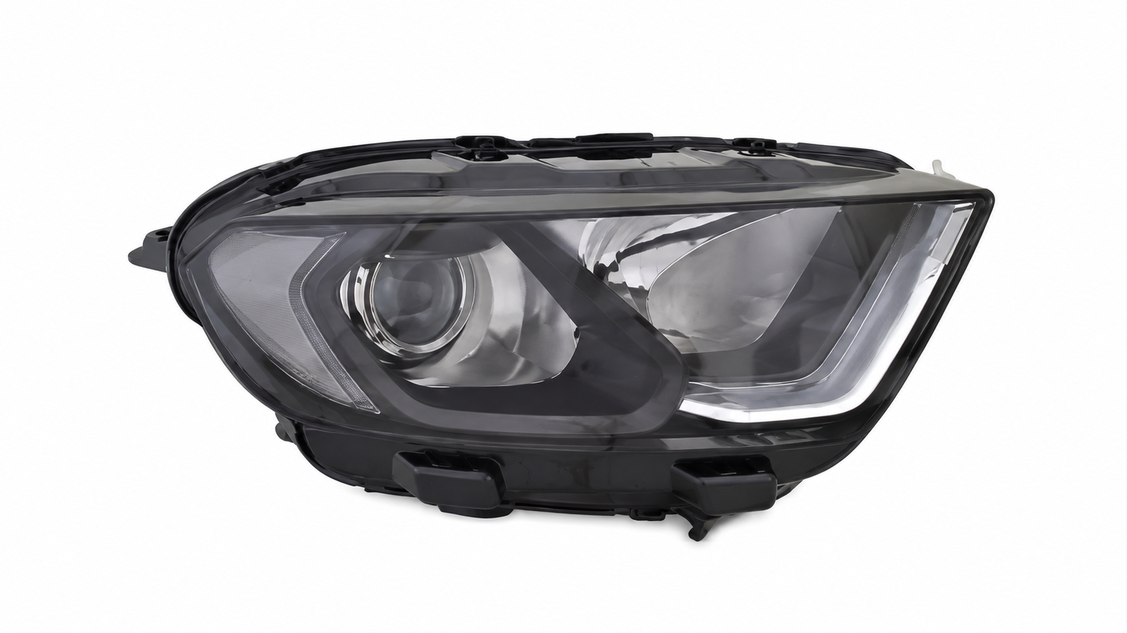 Unit TYC E H18 / H1 / LED DRL Elektrisch Verstelbaar Met Motor Zwart
