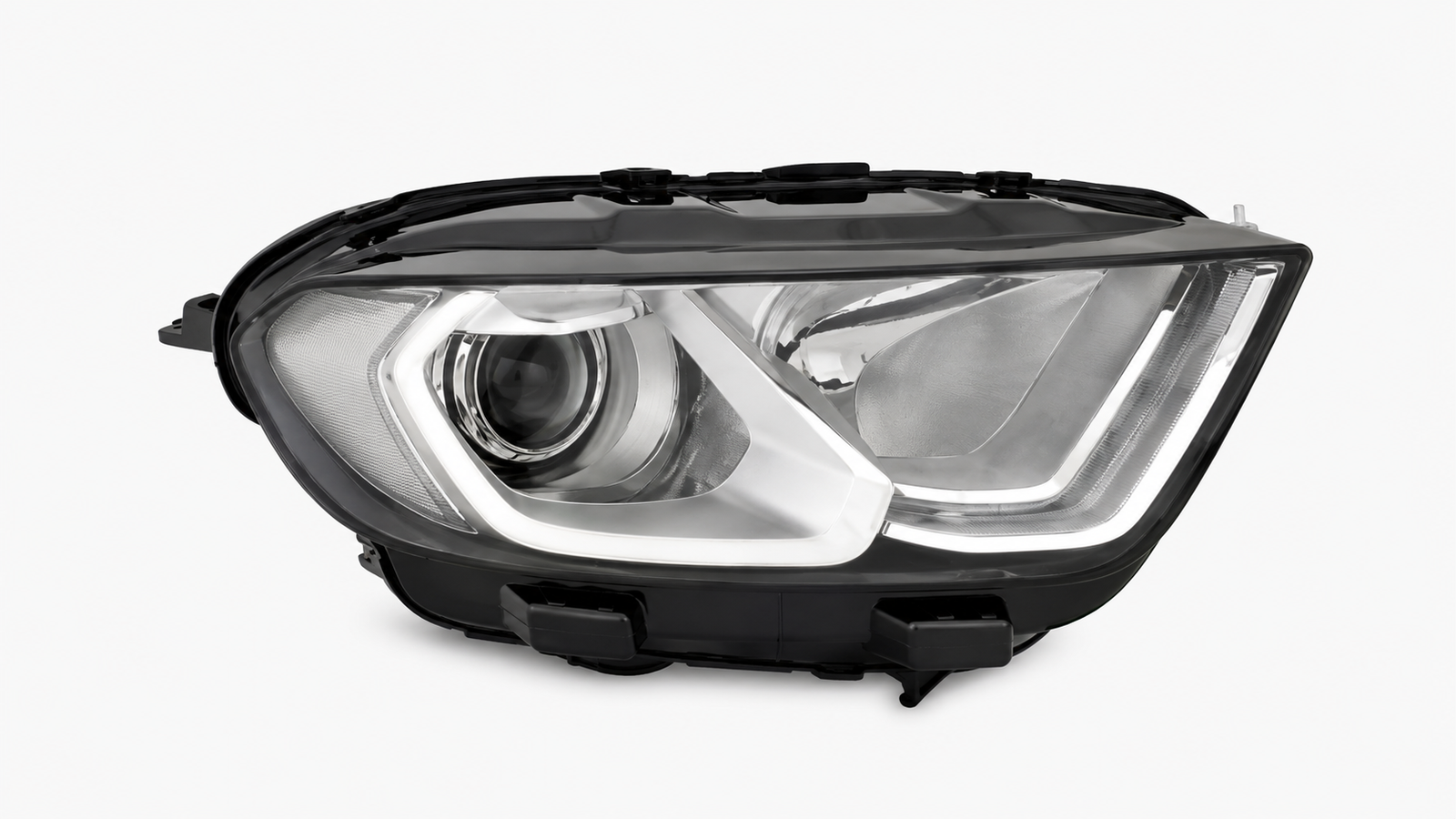 Unit TYC E D5S / H1 / LED DRL Elektrisch Verstelbaar Met Motor Chroom