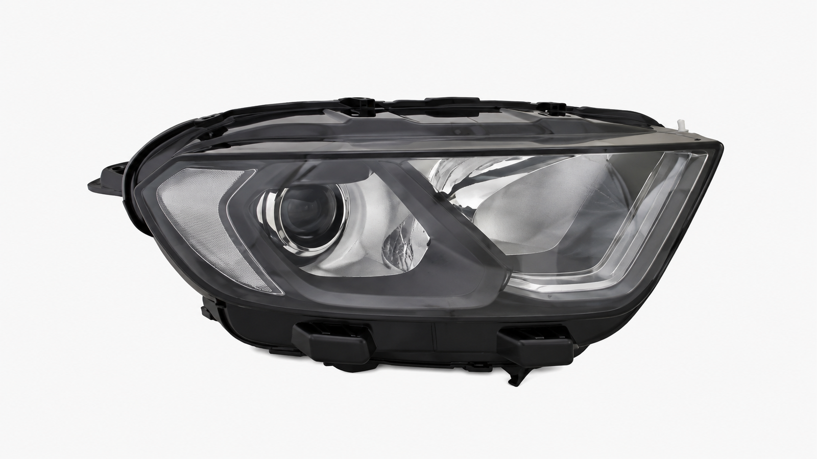 Unit TYC E D5S / H1 / LED DRL Elektrisch Verstelbaar Met Motor Zwart