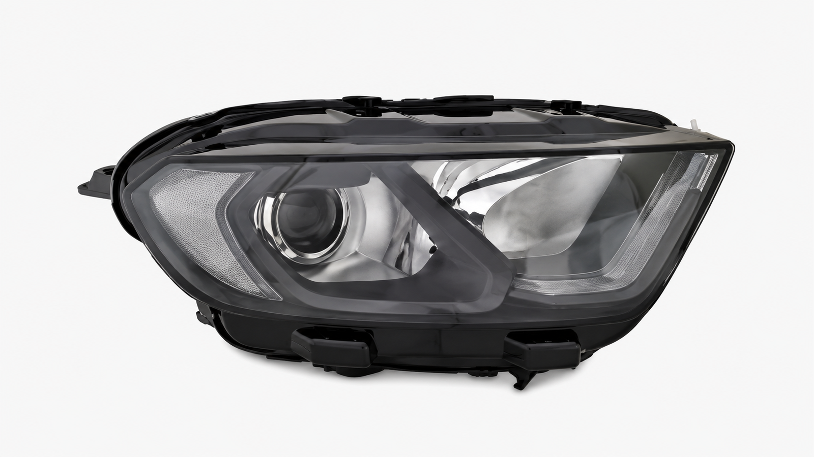 Unit TYC E D5S / H1 / LED DRL Elektrisch Verstelbaar Met Motor Zwart