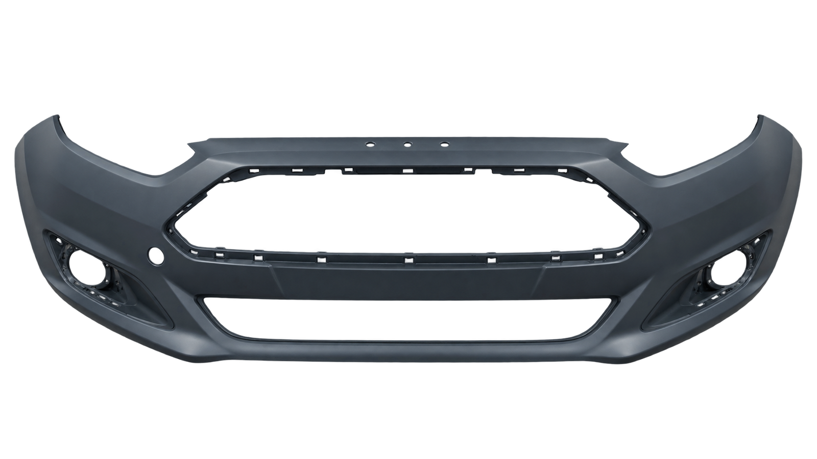 Voorbumper met mistlampgaten in primer voor Ford FIESTA 6 2012-2017
