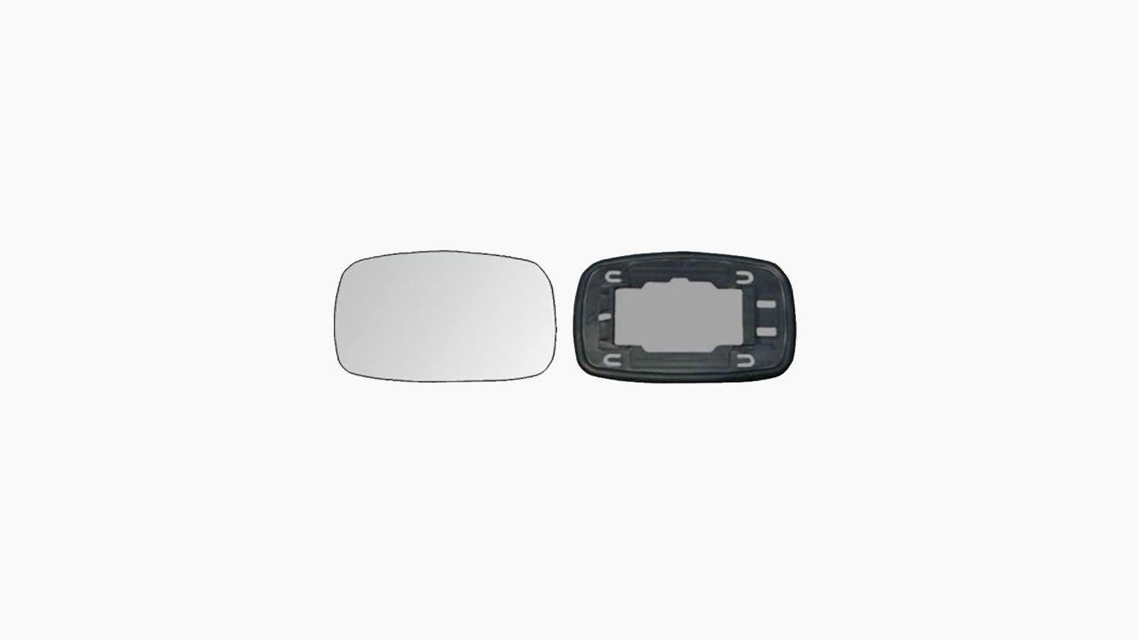 Spiegelglas / Montageplaat