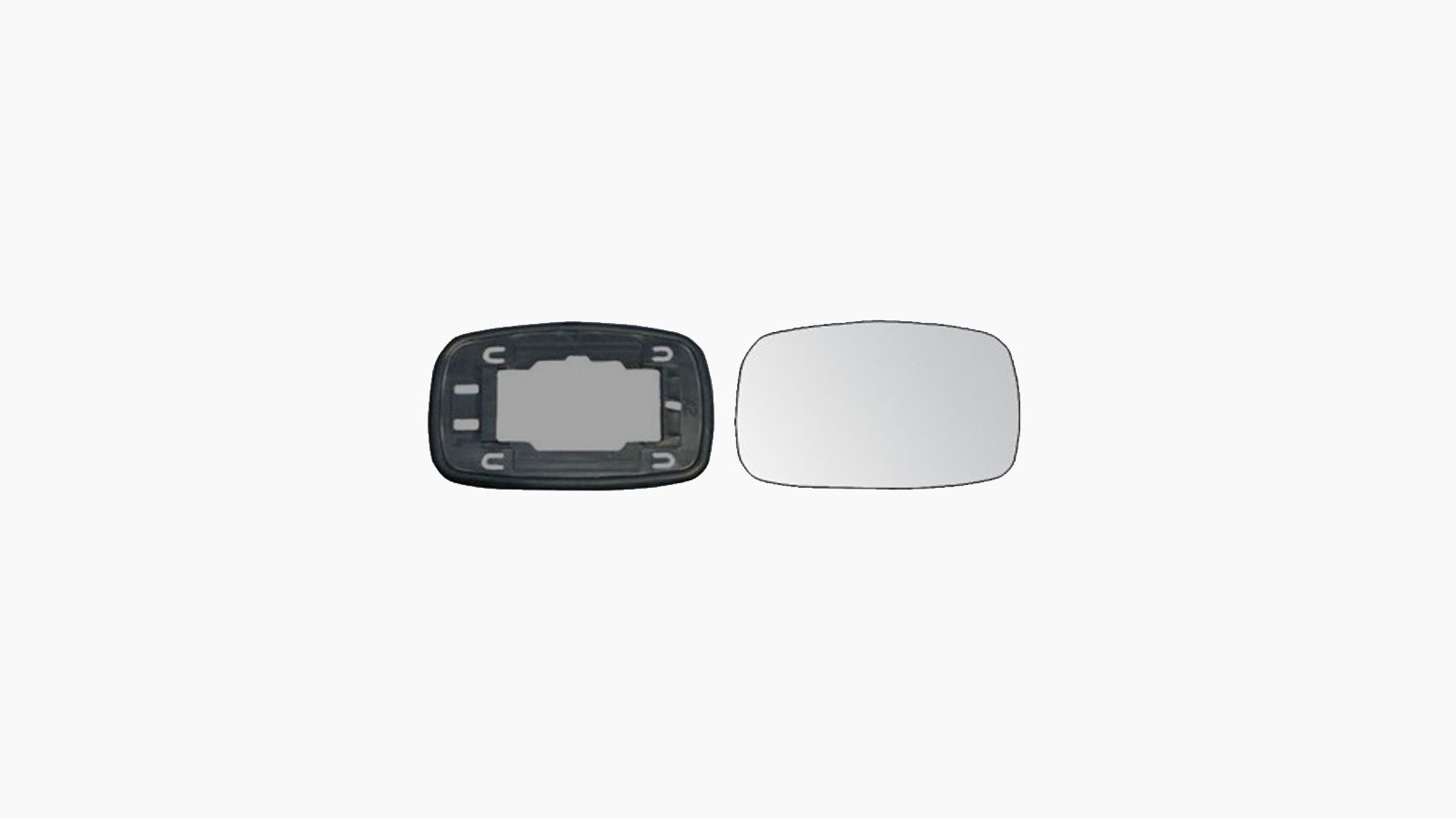 Spiegelglas / Montageplaat