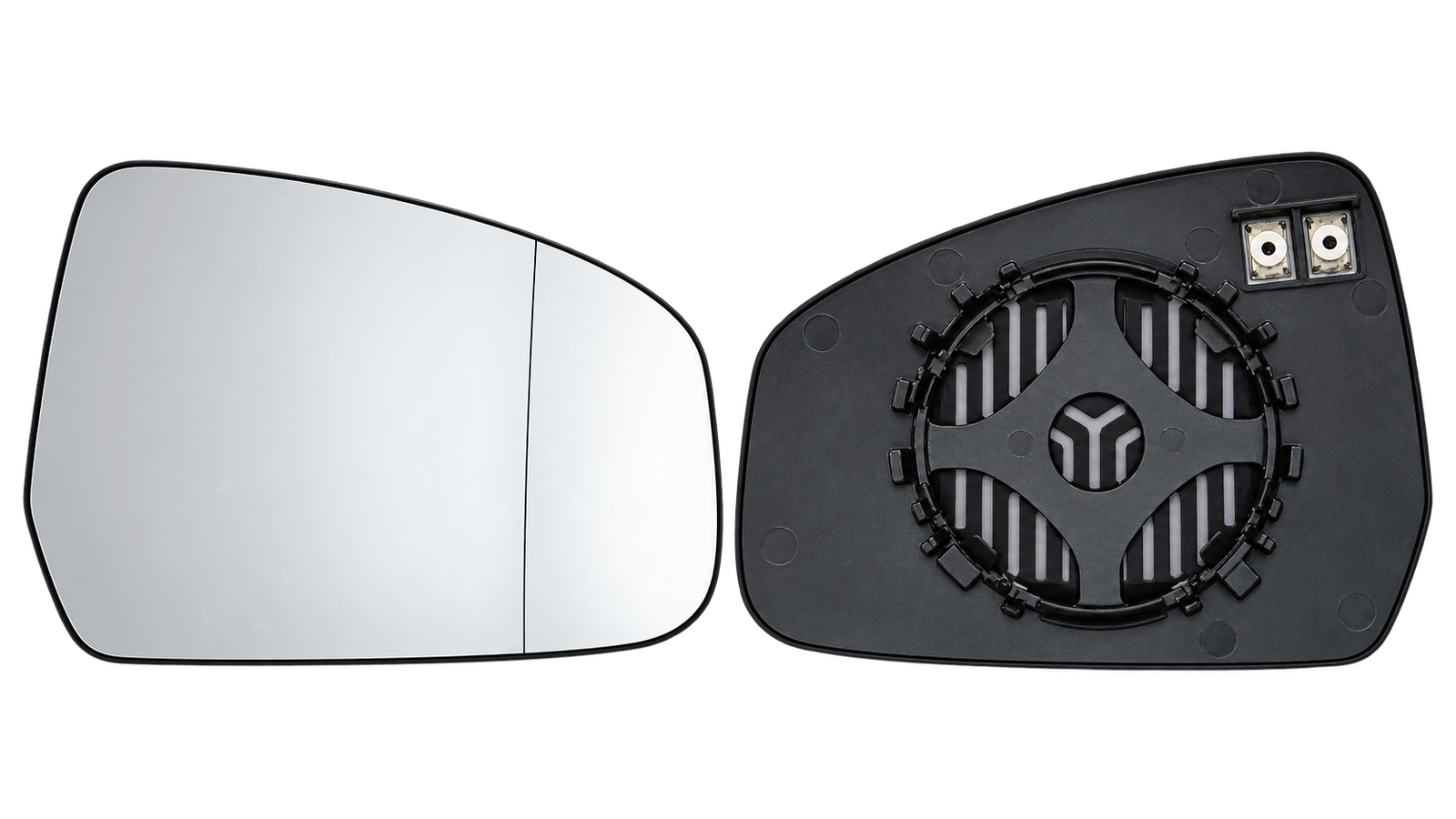 Spiegelglas rechts voor FORD