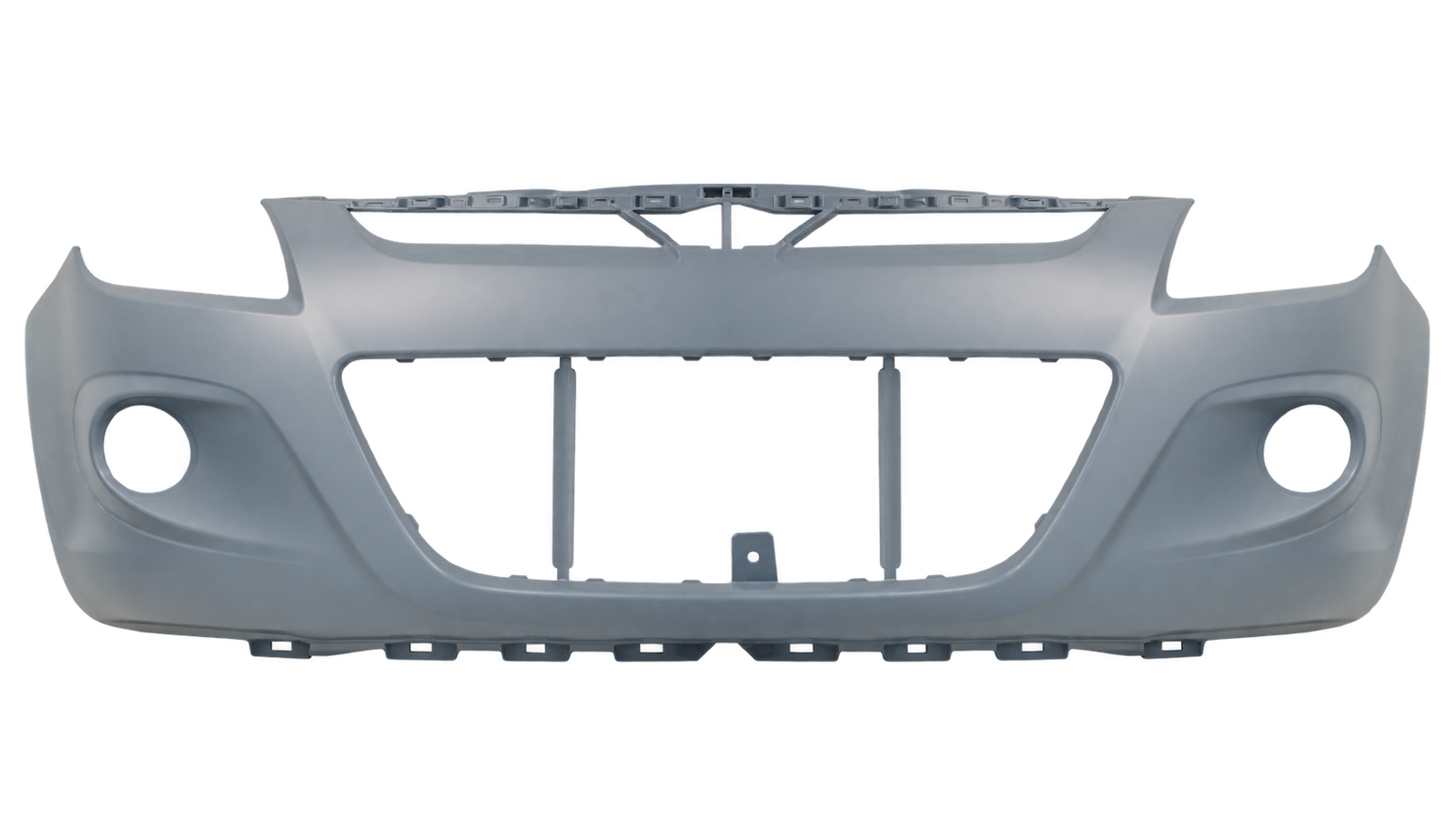 Voorbumper met mistlampgaten in primer voor Hyundai I20 2008-2012